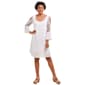 Womens Nina Leonard Cold Shoulder Gauze Dress - image 2