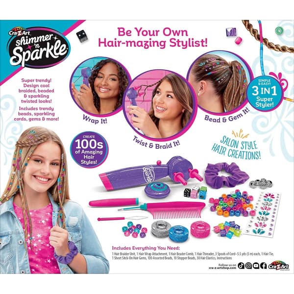Cra-Z-Art&#8482; Braid Bead and Twist Deluxe Hair Designer