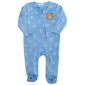 Baby Boy (NB-9M) Quiltex Bear Embossed Sleeper - image 1