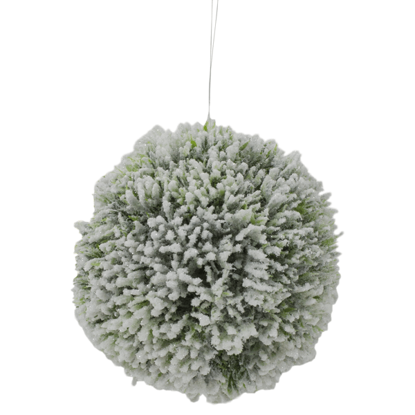 Northlight Frosted Pine Christmas Ball Ornament - 6in.