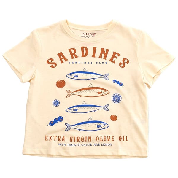 Girls (7-16) Shaded Pink Short Sleeve Sardine Tee