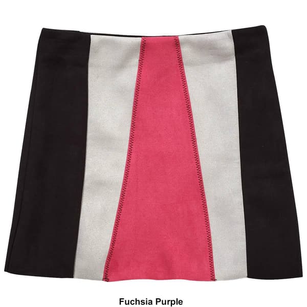 Girls &#40;7-16&#41; Jolie & Joy Suede Patchwork Skirt