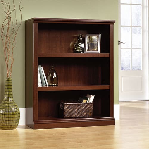 Sauder 3 Shelf Bookcase - Cherry - image 