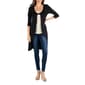 Women 24/7 Comfort Apparel Fabric Twist Closed Front Cardigan - image 1