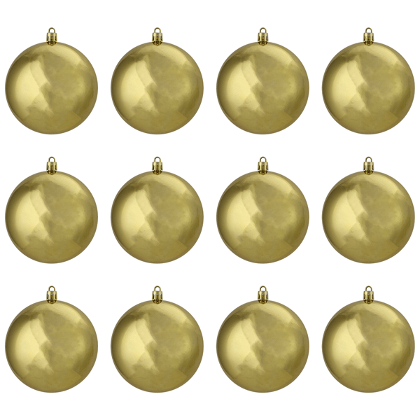 Northlight Shiny Vegas 12ct. Shatterproof Ornaments