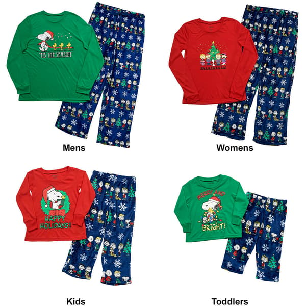 Holiday Traditions Peanuts Family Pajama Set - Boscov's