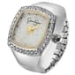 Womens Jessica Simpson Silver-Tone Ring Watch - JR0009SL - image 1