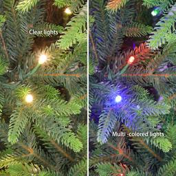 Puleo International 7.5ft. Slim Fir Artificial Christmas Tree