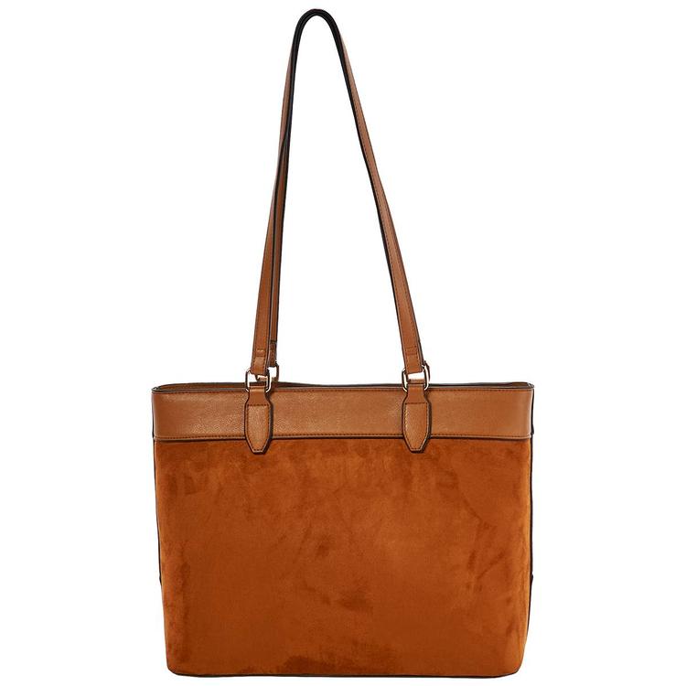 Matthew & Julian Belted Suede Tote