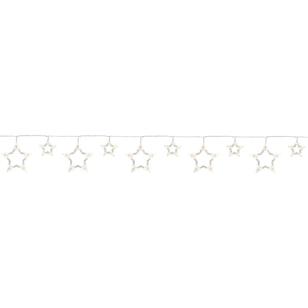 Northlight Seasonal 10.25ft. Twinkle Star Icicle Christmas Lights
