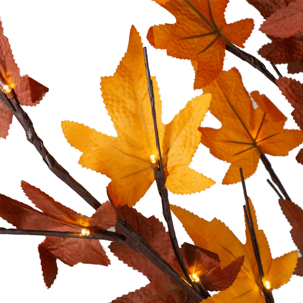 Northlight LED Artificial Maple Fall Harvest Tree