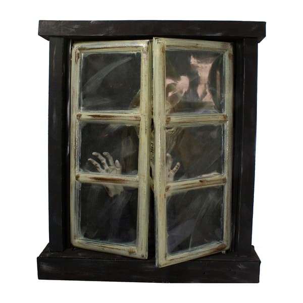 Northlight Seasonal 29in. Animated Opening Window Halloween Décor