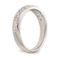 Pure Fire 14kt. White Gold Lab Grown 11-Stone Channel Band - image 6