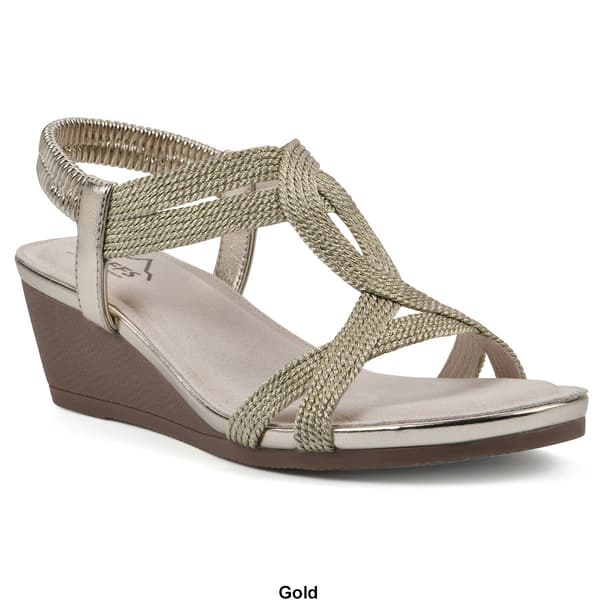 Womens Cliffs by White Mountain Candelle Wedge Sandals