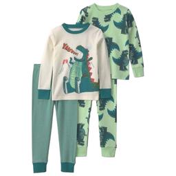 Toddler Boy Carter''s(R) 4pc. Dino Yawn Pajama Set