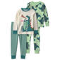 Toddler Boy Carter''s(R) 4pc. Dino Yawn Pajama Set - image 1
