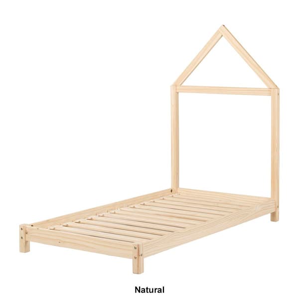 South Shore Sweedi Twin Bed w/House Frame Headboard