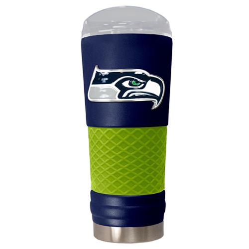 NFL Seattle Seahawks DRAFT Stainless Steel Blue/Green Tumbler - image 