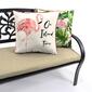 Jordan Manufacturing On Island Time Flamingo Outdoor Throw Pillow - image 5
