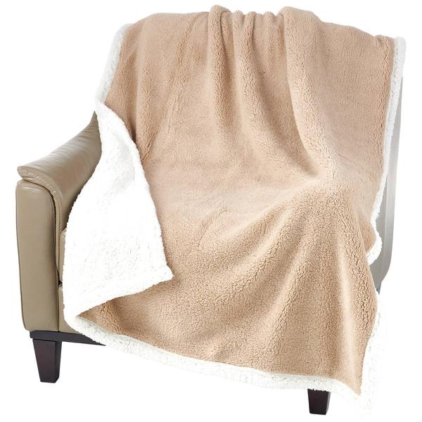 Mountain Ridge Sherpa Throw