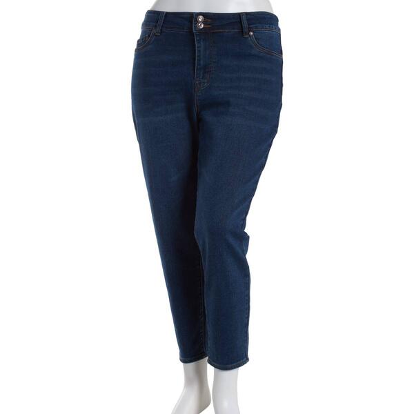 Plus Size Faith Jeans Double Stack Waistband Skinny Jeans - image 