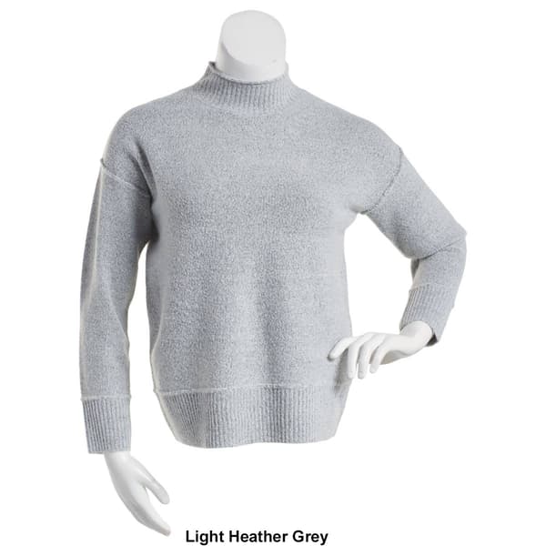 Womens Architect&#174; Long Sleeve Mock Neck Reverse Stitch Sweater