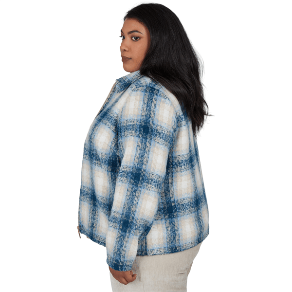 Plus Size Alfred Dunner Sunset Ridge Plaid Zip Front Jacket