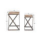 9th & Pike&#174; Geometric Metal And Wood Accent Table - Set Of 2 - image 5