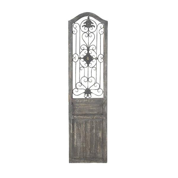 9th & Pike&#174; Brown Rustic Distressed Arbor Gate Wall Decor