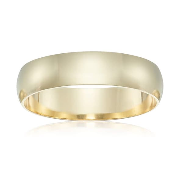 Endless Affection(tm) 10kt. Yellow Gold 4mm Plain Wedding Band - image 