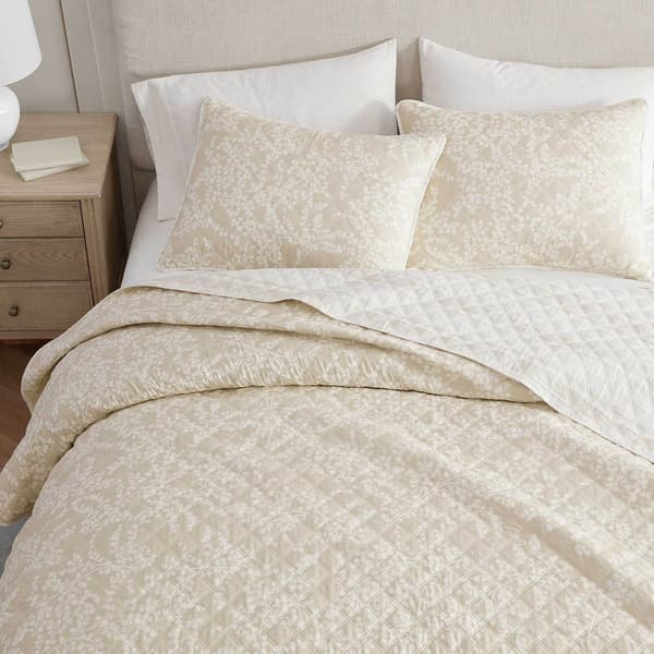 Martha Stewart Layered Branches Quilt Set