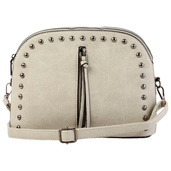 Sam & Hadley Large Studded Dome Crossbody - image 