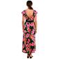 Womens Absolutely Famous Sleeveless Color Block Maxi Dress - image 2