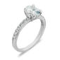 Forever New White Cubic Zirconia Solitaire Engagement Ring - image 2