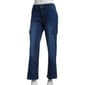 Womens Tahari Seta Silk Mid-Rise Cargo Pocket Jeans - image 1