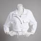 Juniors Love Tree Tied Up Cropped Denim Jacket - image 1