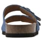 Womens White Mountain Helga Suede Footbed Slide Sandals - image 3