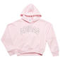 Girls (7-16) adidas® Arched Text Kangaroo Pocket Hoodie - Pink - image 2