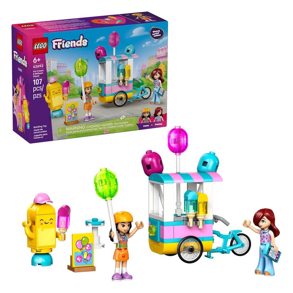 Open Video Modal for LEGO(R) Friends Ice Cream & Balloon Stand Building Kit