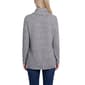Womens NY Collection Long Sleeve Cowl Neck Side Button Sweater - image 2