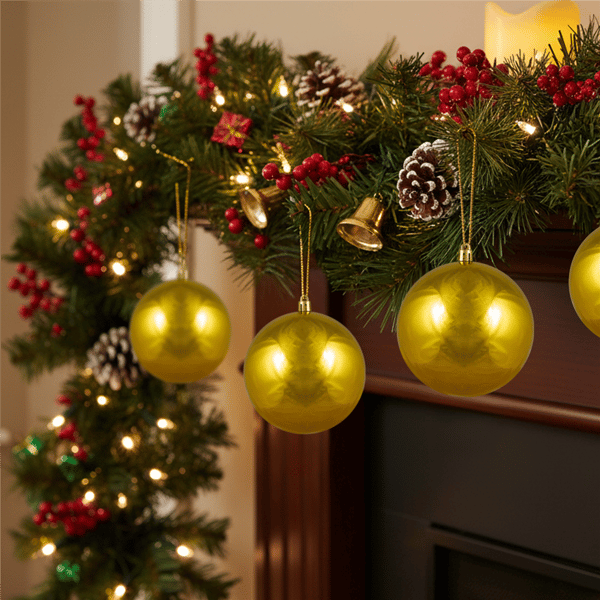 Northlight 4in. Shiny Vegas Gold Christmas Ball Ornament