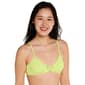 Juniors California Sunshine Crinkle Tie Front Braelette Swim Top - image 2