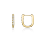 Brilliant Grown 1/10ctw. Lab-Grown Diamond Hoop Earrings - image 2