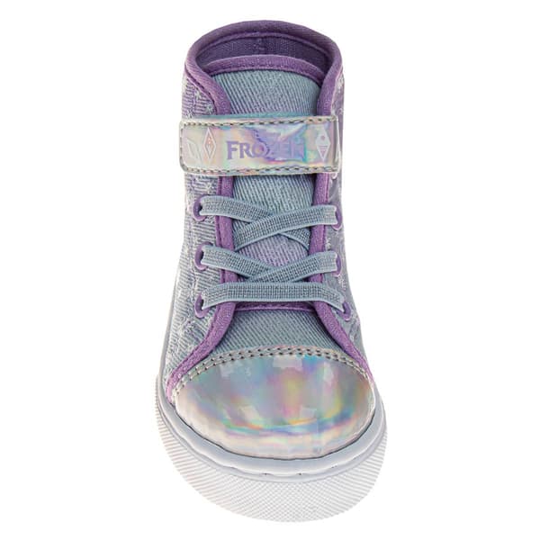 Little Girls Disney Frozen Anna and Elsa High-Top Sneakers