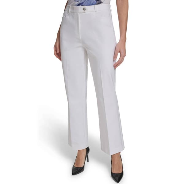 Petites Calvin Klein Modern Fit Cotton Pants - image 