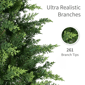 Puleo International 4ft. Dual-Color LED Potted Christmas Tree - image 5