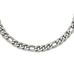 Mens Gentlemen's Classics(tm) Figaro Satin Finished Chain Necklace