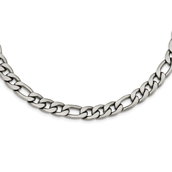 Mens Gentlemen's Classics&#40;tm&#41; Figaro Satin Finished Chain Necklace - image 