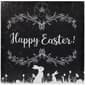 Northlight Seasonal Happy Easter Bunnies Canvas Wall Art - image 1