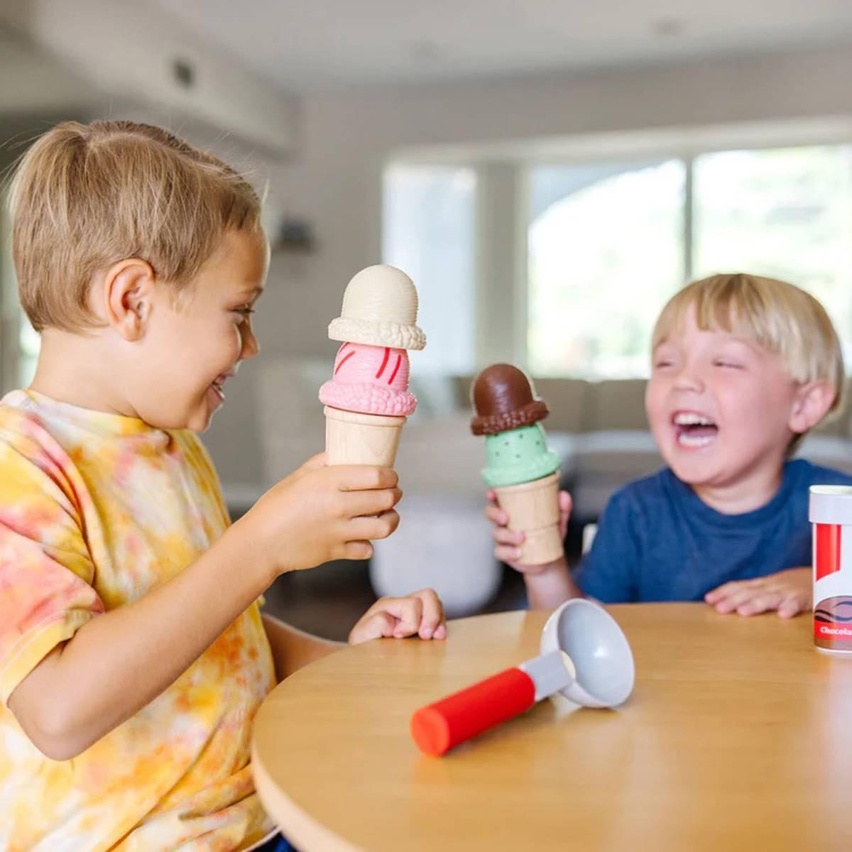 Melissa & Doug® Scoop & Stack Ice Cream Cone Playset